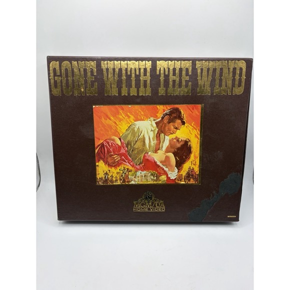 Other - Gone With The Wind MGM Home Video 2 Tape VHS Deluxe Edition Box Set‎ 1985